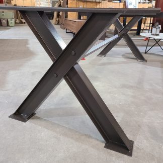 Piétement de table métal noir 2.50 m